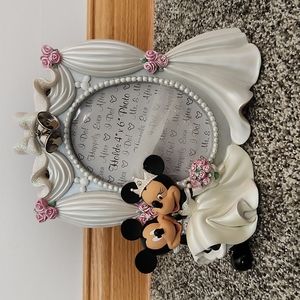 Disney Mickey and Minnie Wedding Frame